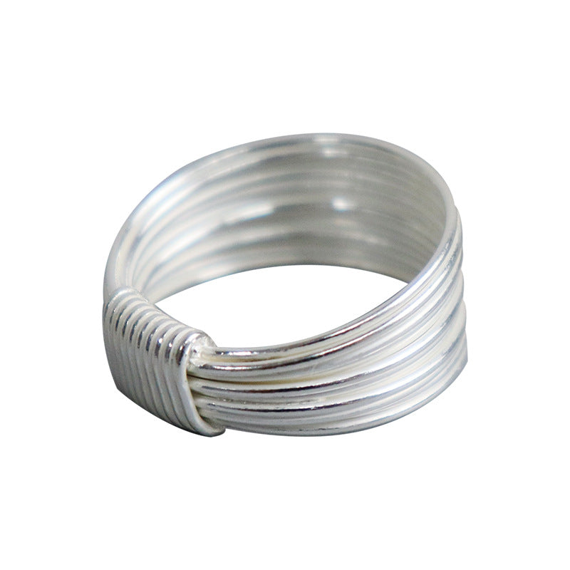 Sterling Silver Ring Simple And Exquisite Special-interest Design High Sense