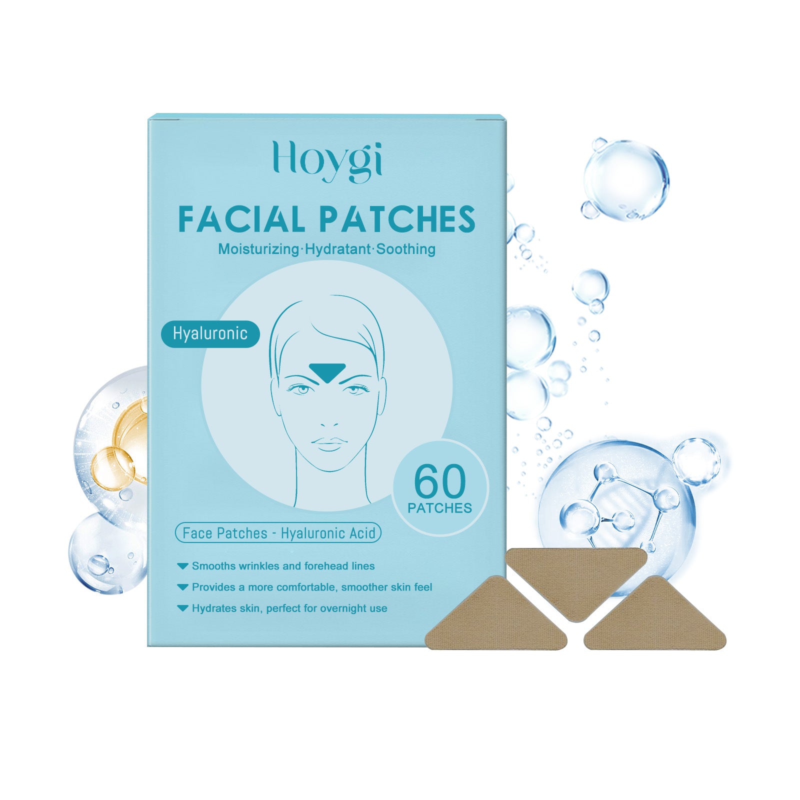 Facial Patch Fade Forehead Fine Lines Moisturizing