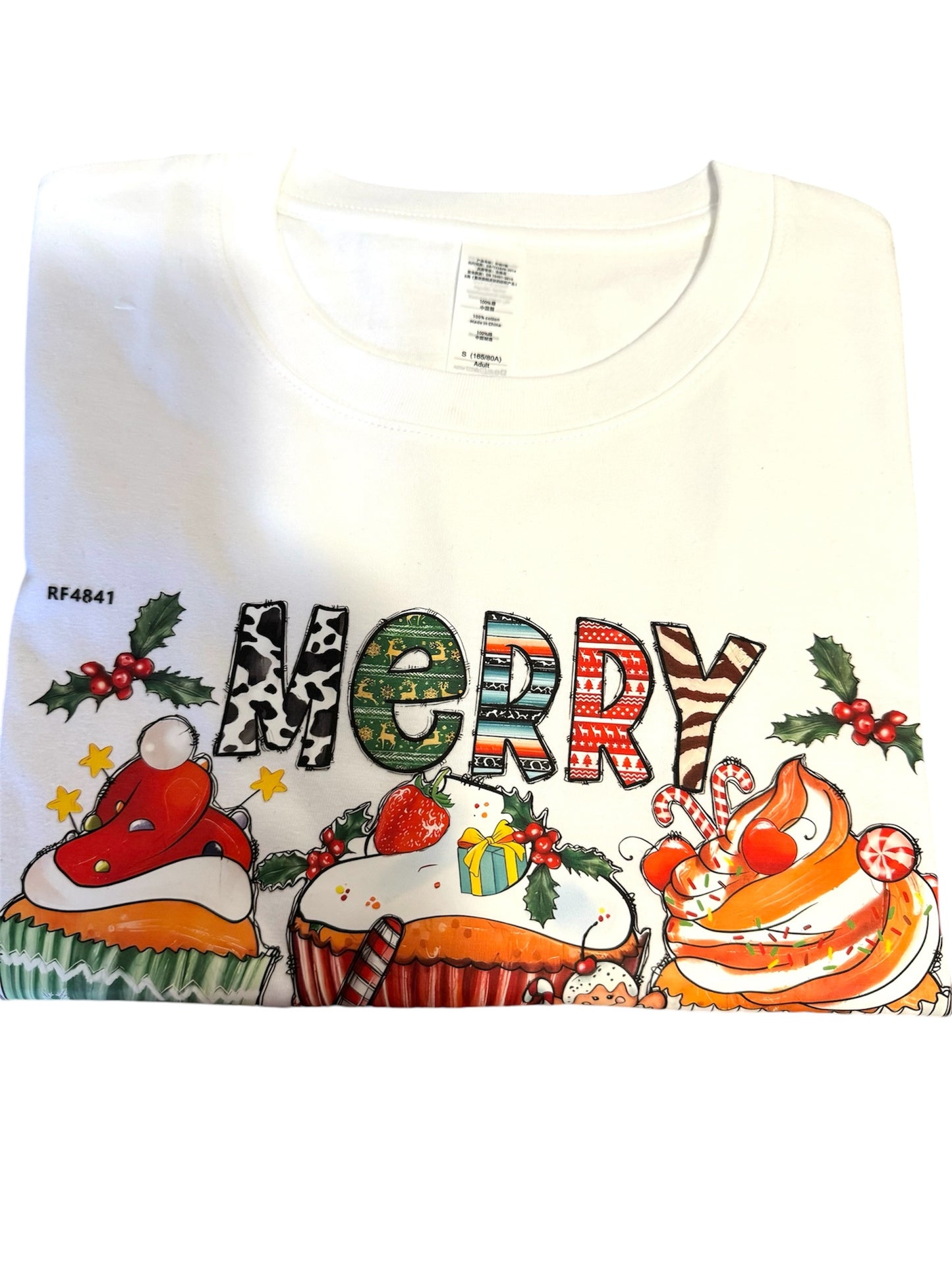 100% pure cotton unisex customised Christmas short sleeves shirt