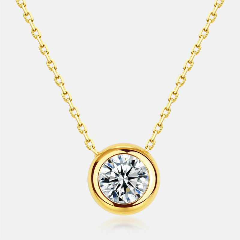 Women's 925 Silver High-grade Classic All-match Pendant Clavicle Chain High-grade