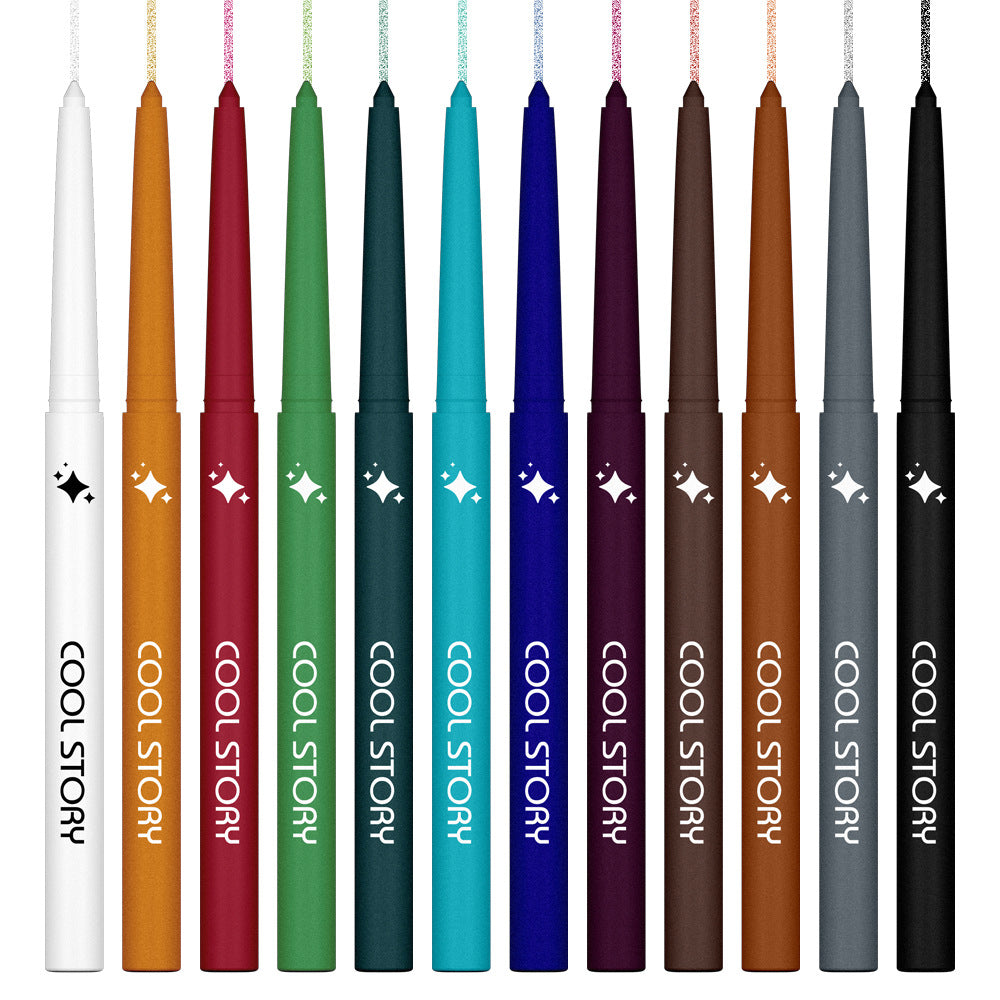 12-color Pearlescent Eyeliner Metallic