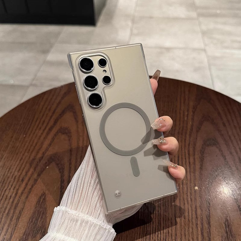 Frameless Ice Mist Magnetic Suction Ultra-thin Frosted Pc Apply Mechanically Phone Case