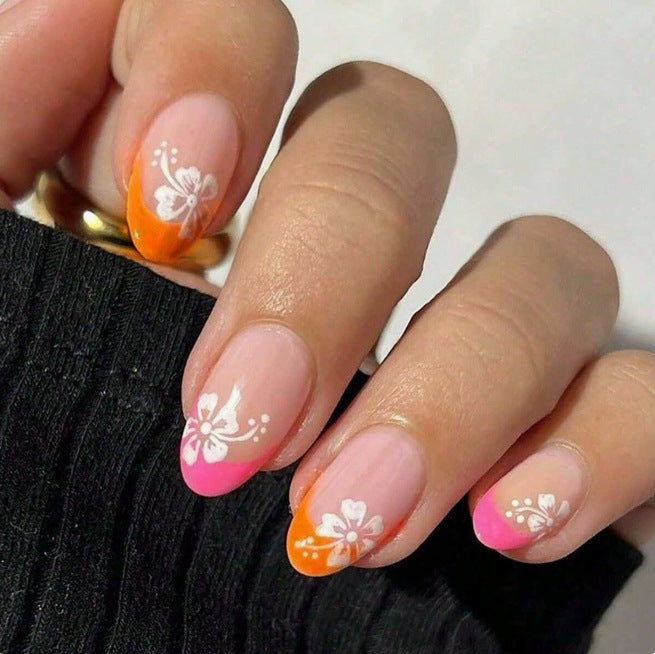 Wearable Nail Shaped Piece Flower Removable