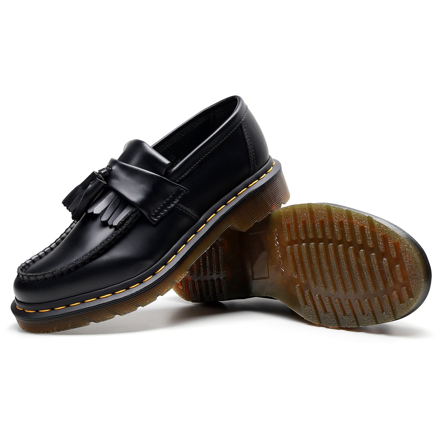 Plus Size Business Leather Shoes Tassel British Loafers