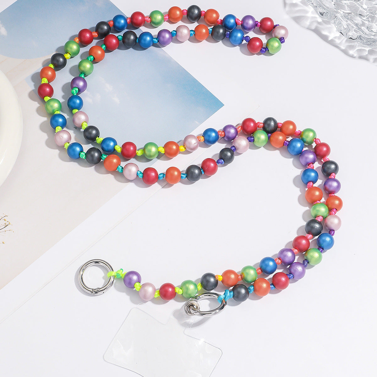 Wild Color Beaded Mobile Phone Strap