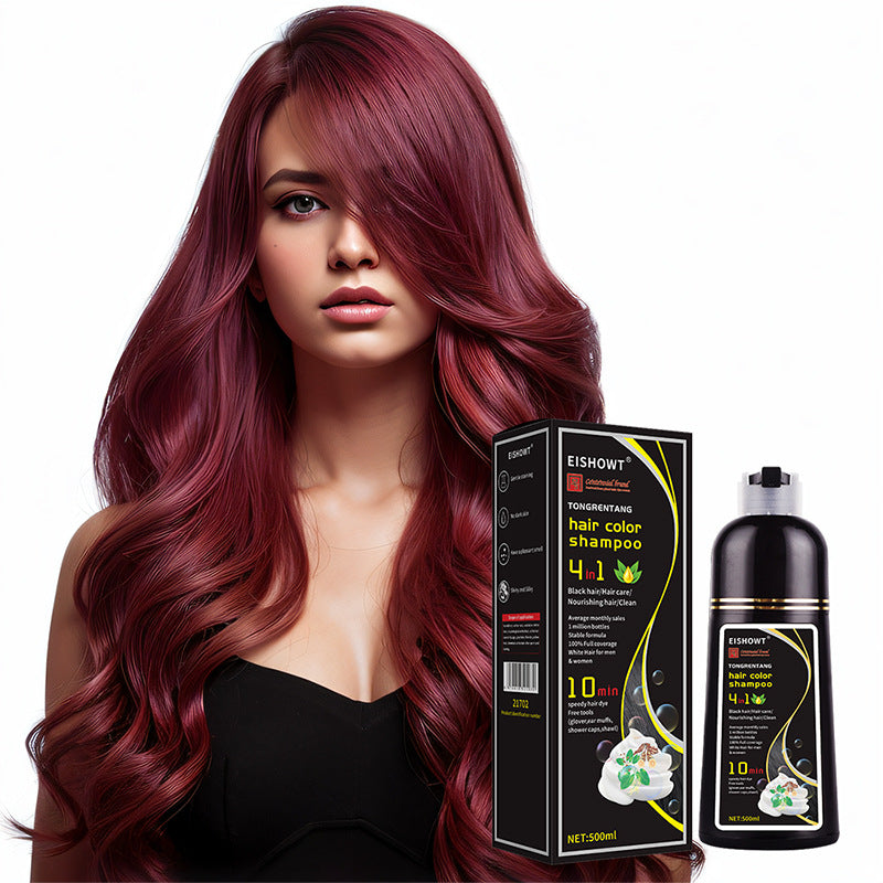 Cover Gray Hair Bubble Hair Dye Natural Herbs