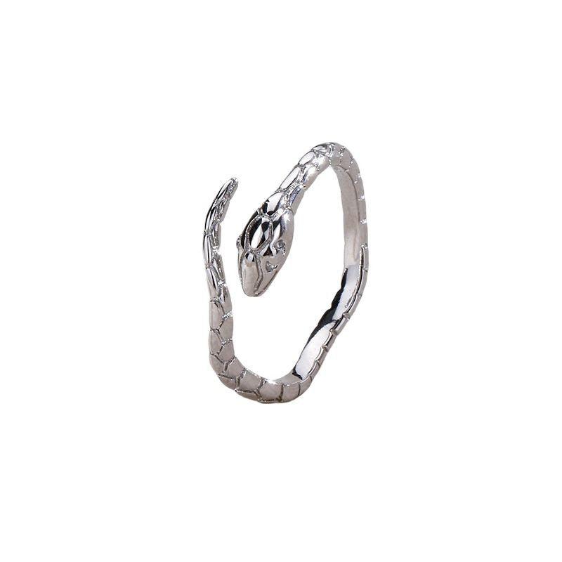 S925 Sterling Silver Ring Female Animal Index Finger Snake