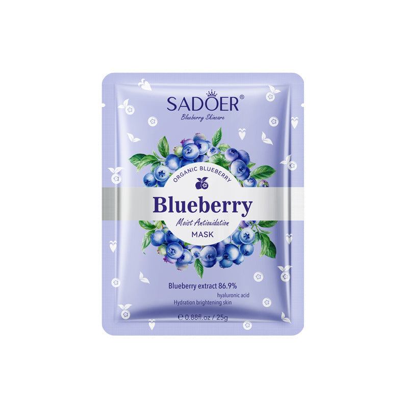 SADOER Blueberry Hyaluronic Acid Moisturizing Antioxidant Mask