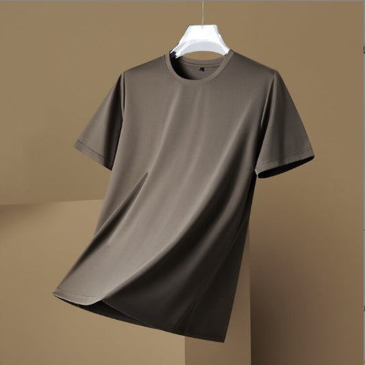 Mulberry Silk T-shirt Men's Short Sleeve