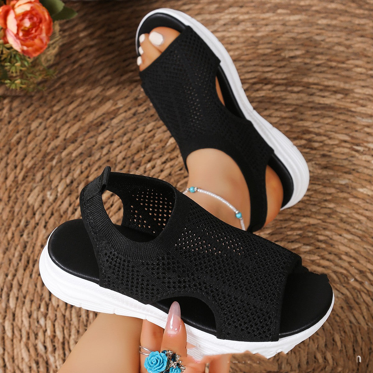 Women's Platform Sports Sandals Summer Flat