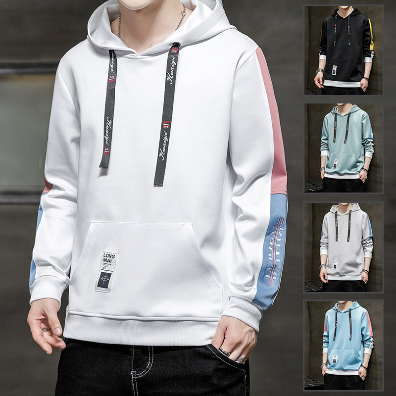 Men's Casual Printed Loose Long Sleeve Top