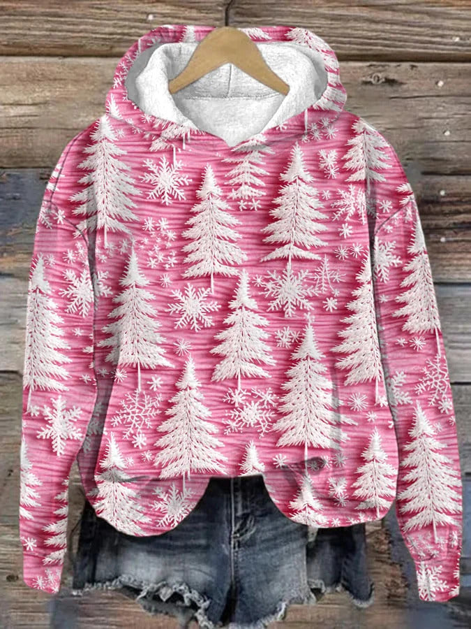 All-matching Printed Hooded Jacket Women's Top