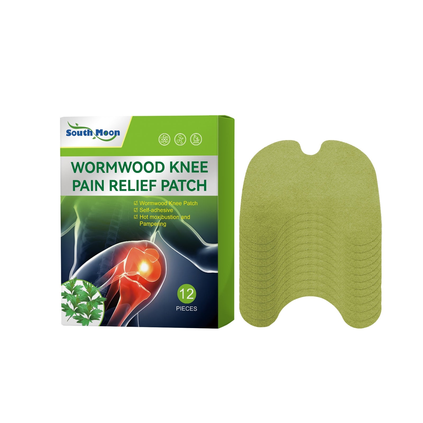 Wormwood Knee Pain Relief Patch