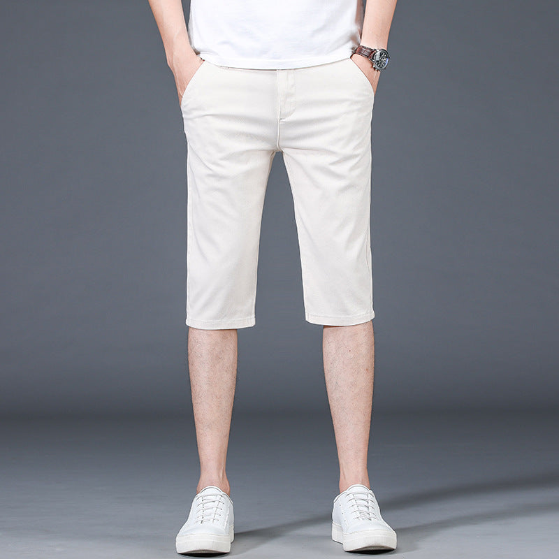 Men's Slim-fitting Mid-waist Summer Thin Casual Pants