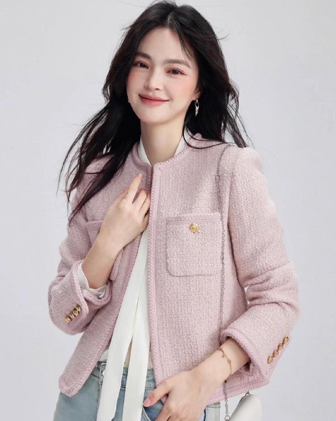 Classic Style Fall Winter Coat Girls Fashion Socialite Cardigan Top