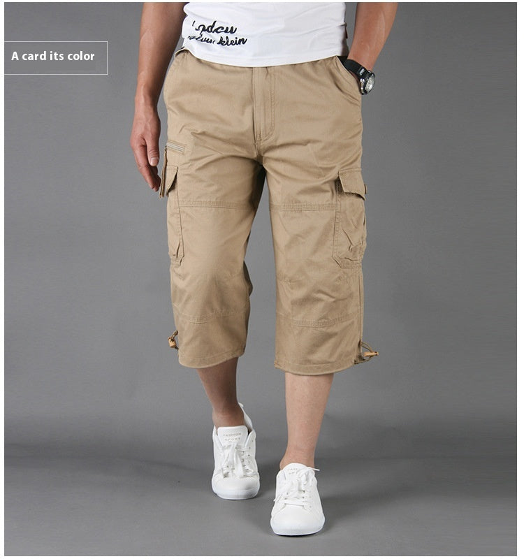 Men's Loose Thin Multi-pocket Outdoor Sports And Casual Shorts