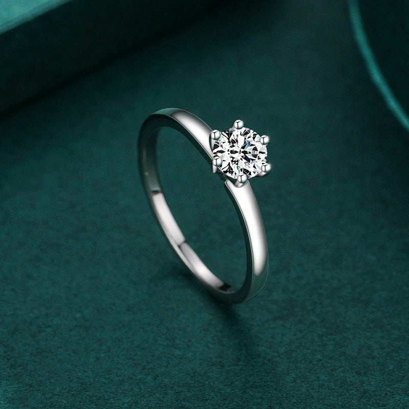 Zircon Ring Female Special-interest Design Korean Style