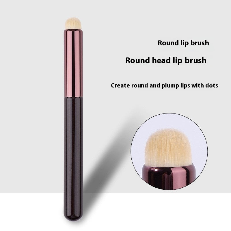 Round Head Lipstick Blending Brush Concealer Portable Lip Makeup Brush