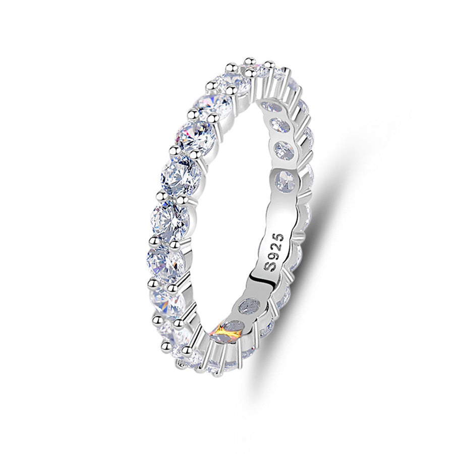 Women's 925 Sterling Silver Ring Can Be Stacked