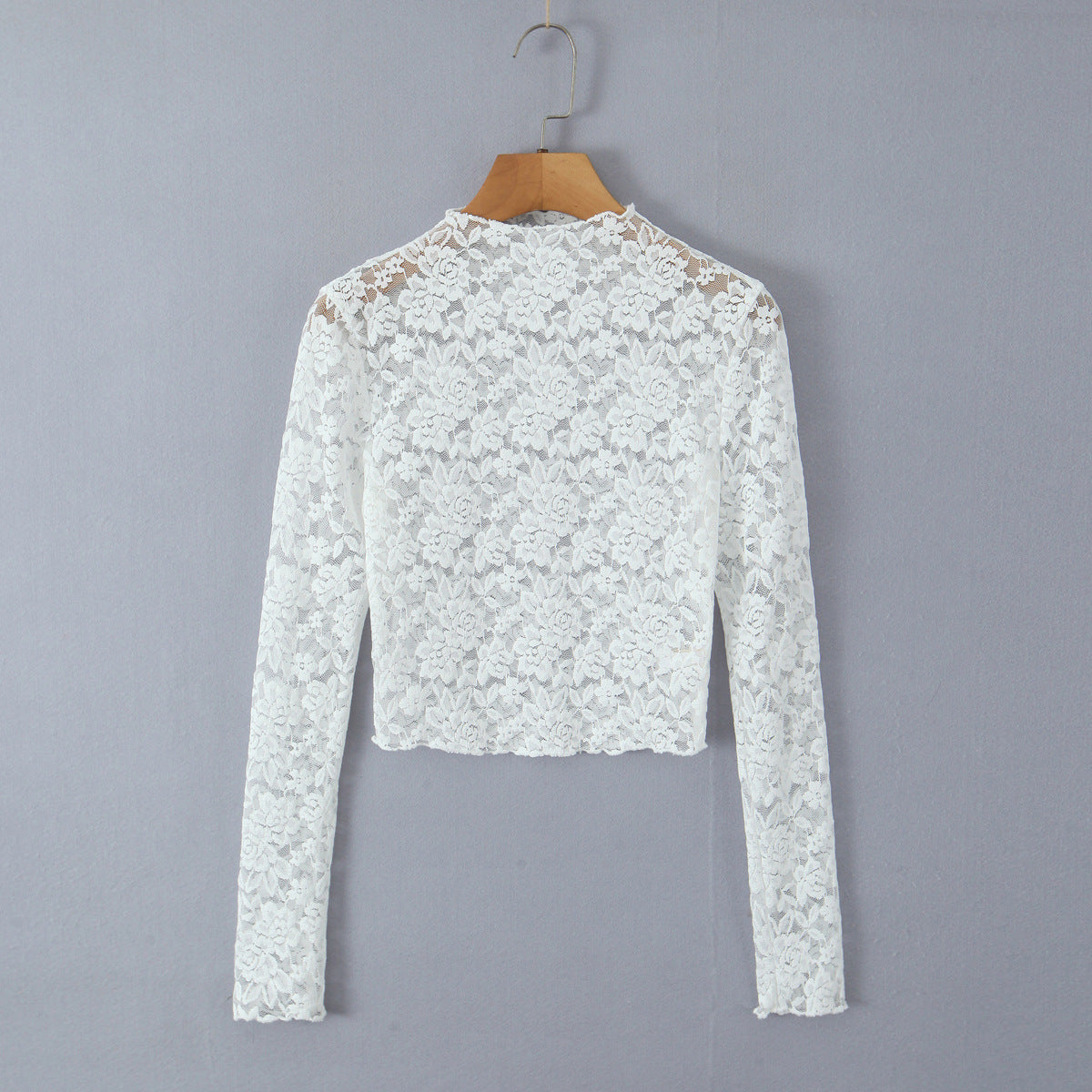 Women's American-style Hot Girl Turtleneck Long-sleeved Top T-shirt