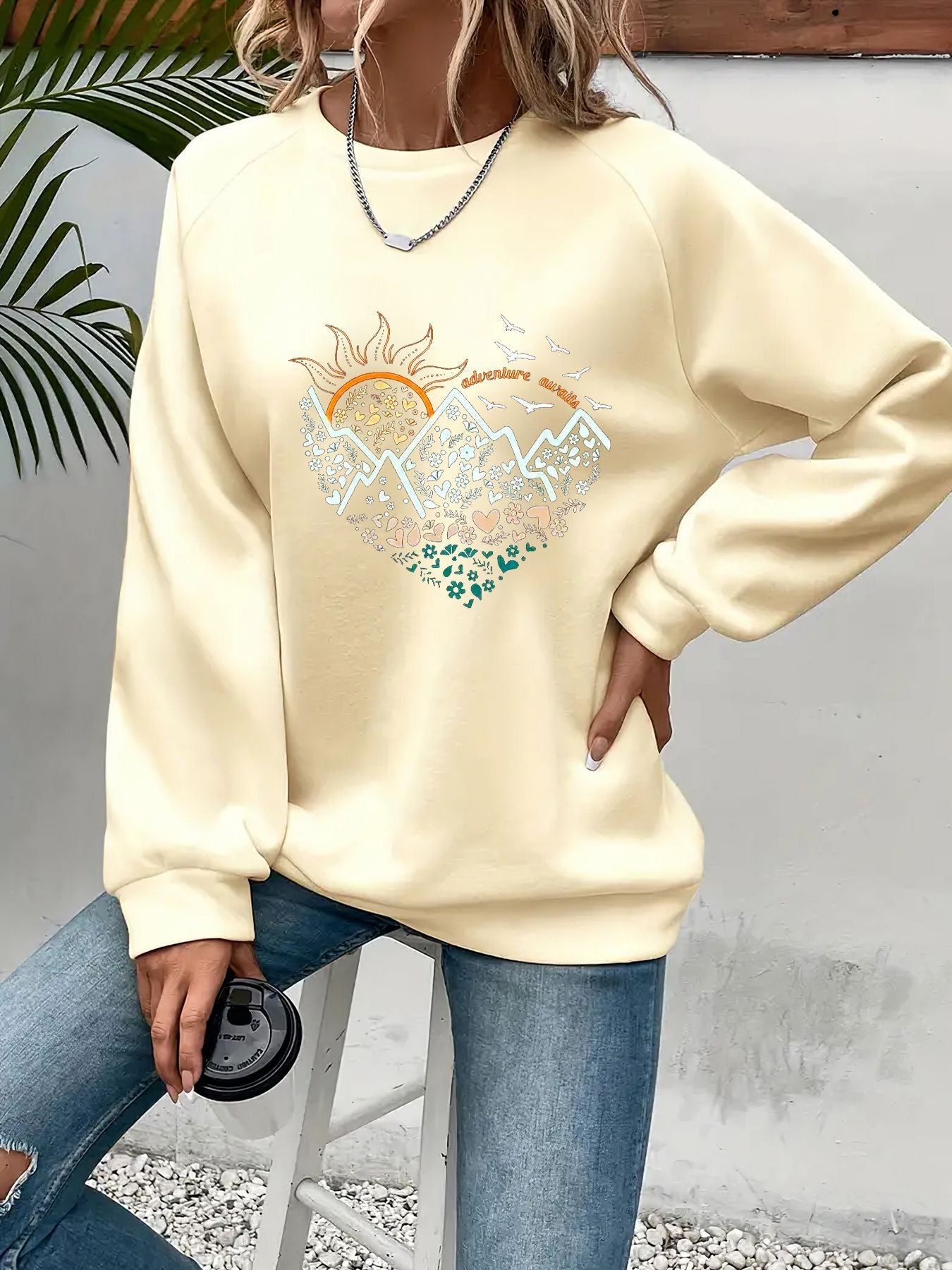 Round Neck Sweatshirt