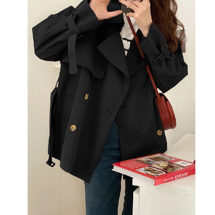 Early Spring Autumn New Trench Coat Coat Women's Short