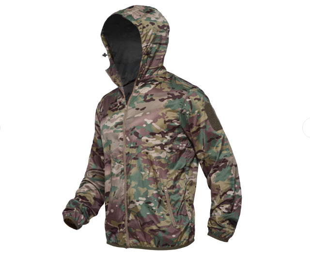 Summer Outdoor Sun Protection Clothing For Men, Ultra-thin And Breathable Tactical