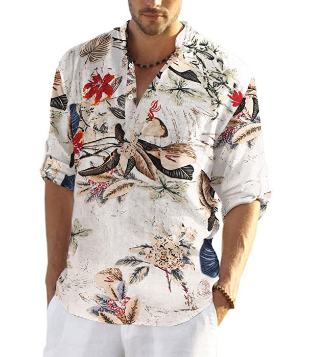 Fashion New Casual Beach Shirt Men