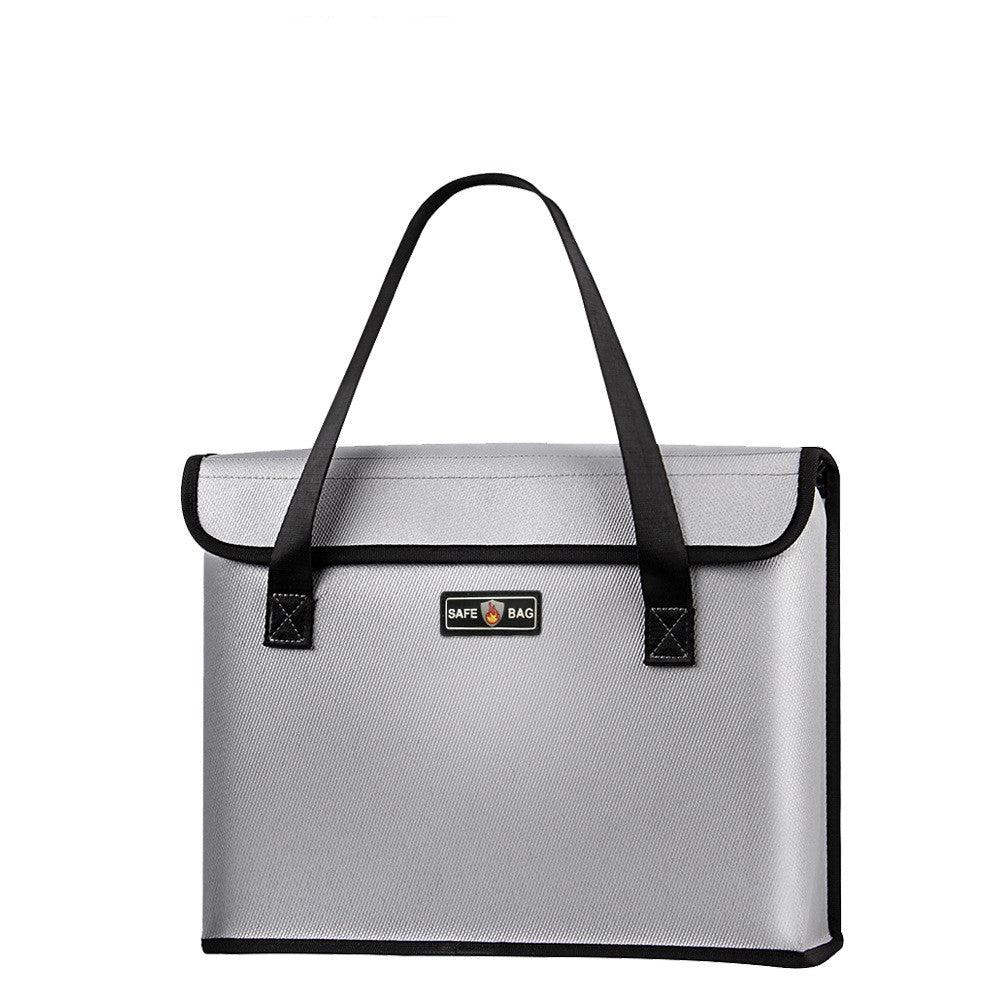 Liquid Silicone Portable Three-dimensional Double-sided Waterproof Explosion-proof Fireproof Handbag