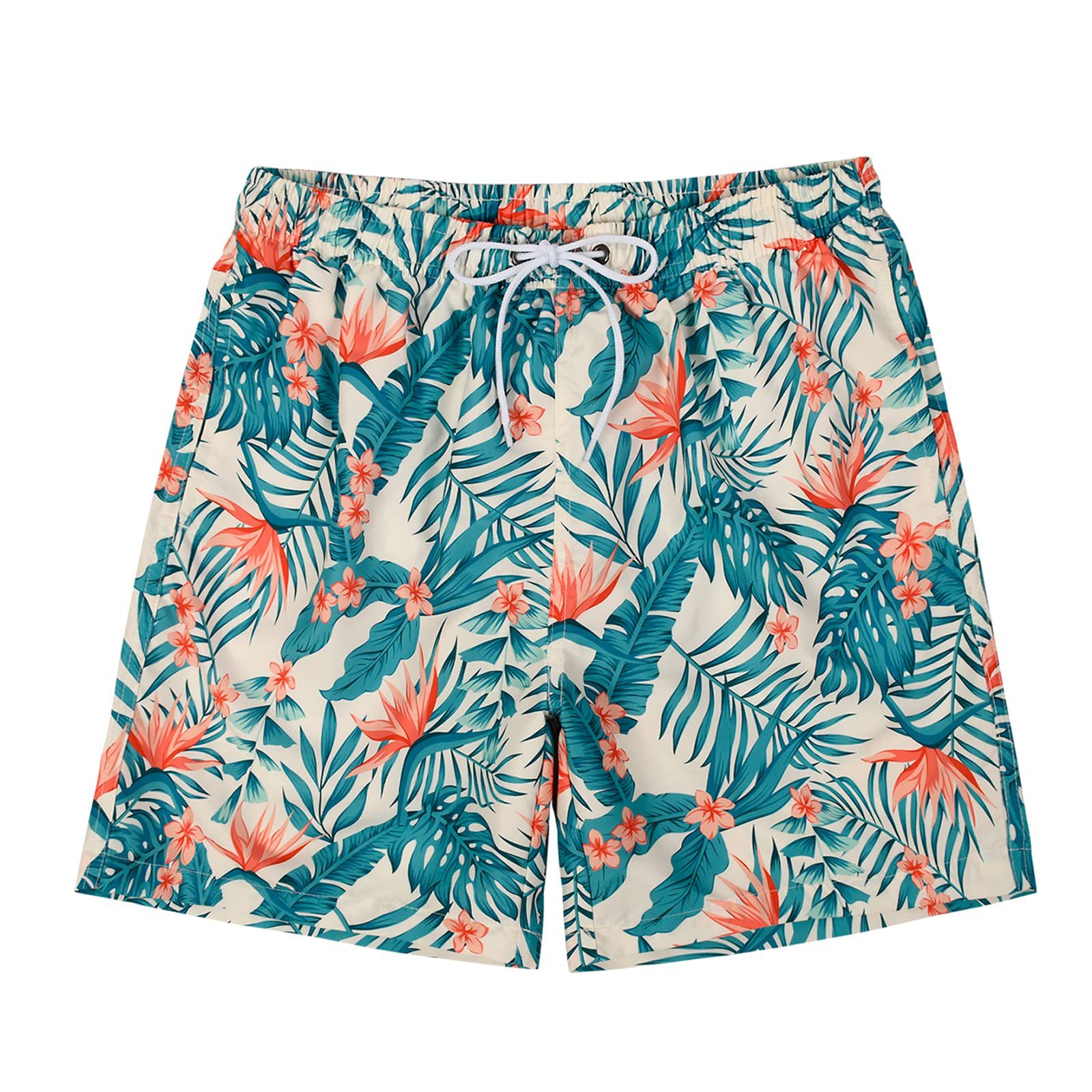 European And American Hawaiian Beach Pants Casual Quick-drying Drawstring Shorts 3D Printing