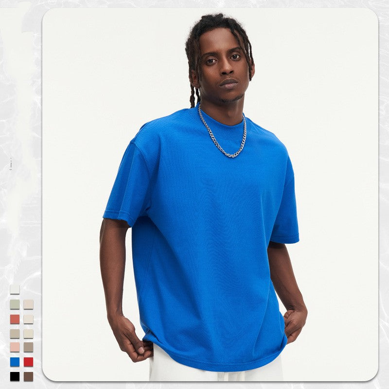 270g Heavy Cotton T-shirt Loose Solid Color